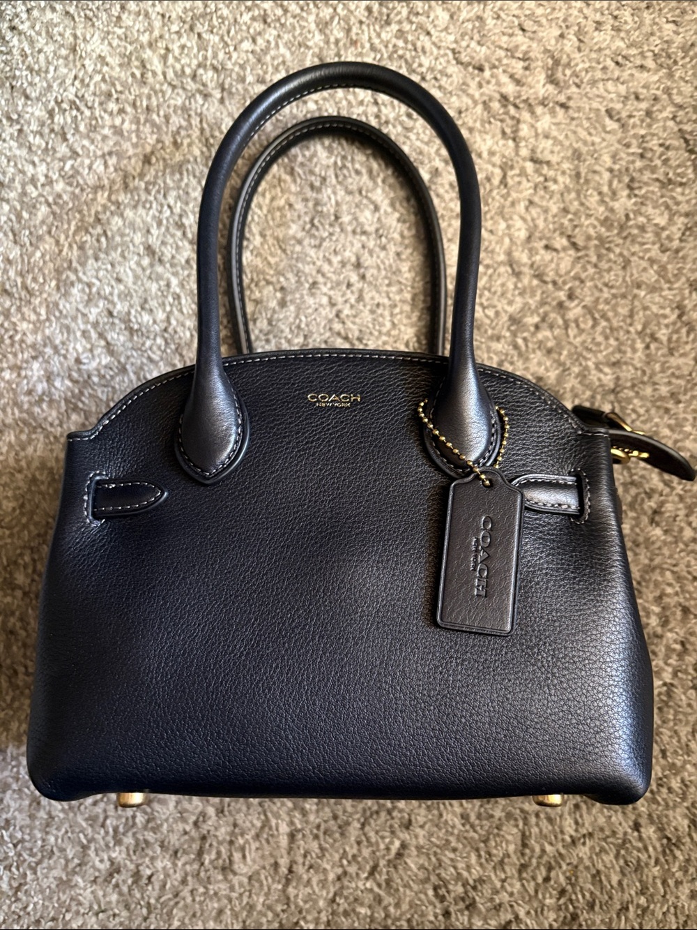 Coach Empire 21- Black with gold hardware
